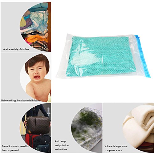 Idealeben Bolsas de Compresión Al Aire Libre Viajar Hechos a Mano Bolsas / Vacío Bolsas de Compresión Mano a la Presión Laminado Bolsa/Almacenamiento para Viajes Bolsa 6 Unidades - Imagen 6