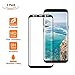 Produktbild WisFox Samsung Galaxy S8 Plus Panzerglas Schutzfolie, 3D Vollbild-Abdeckung Gekrümmtes Glas Ultra Clear 9H Härte gehärtetes Glas Schutzfolie Displayschutzfolie Folie für Samsung Galaxy S8 Plus Anti-Bläschen, Anti - kratzer-(Schwarz)