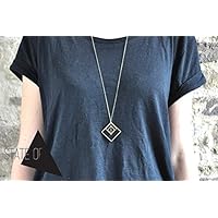 Geometrische Kette Quadrate Minimalistisch