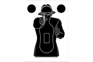 Tir loisir Cible Silhouette Police 51x71Cm x10
