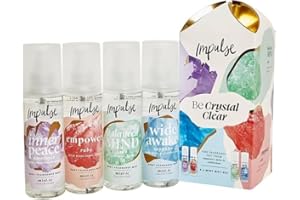 JONIS DIRECT Impulse Mist-ic Body Spray Gift Set, 4 x 150 ml Fragrance Mists - Present Collection for All Occasions (Inner Peace, Empower, Balanced Mind, Wide Awake)