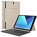 Produktbild IVSO Samsung Galaxy Tab S3 9.7 QWERTY Bluetooth Tastatur Portfolio – Detachable Bluetooth Abdeckung der Tastatur für Samsung Galaxy Tab S3 9.7 Tablet gold