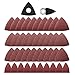 Price comparison product image Saver 42pcs Sanding Accessories Set 60/80/120 Grit for Bosch Fein Oscillating Multitool Multimaster