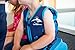 The Original Konfidence Children's Swim Jacket - Navy/Pink/Hibiscus (18 Months-3 Years)