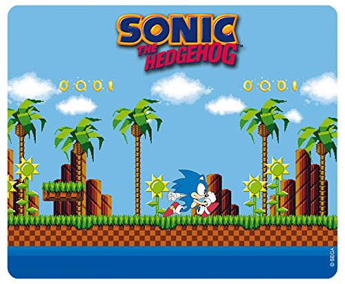 Sonic the Hedgehog Mousepad / Mauspad: Green Hill Zone