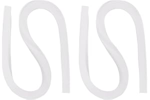 PATIKIL 240pcs Quilling Strips Paper 5mm(3/16") 54cm Origami Paper Quilling Strip for Art DIY Hand Craft Christmas, White