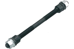 ONOGAL- Asse posteriore robusto per mozzo della ruota della bicicletta, in acciaio, mod. 6005T, da 10 mm x 175 mm