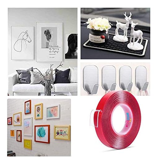 amiciTools Double Sided Transparent Adhesive Tape Heavy Duty Glue Weatherproof (20mm X 3mtr) - Image 5
