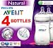 4 x Philips AVENT 260ml 9oz Baby Feeding Bottle Natural Range -Anti-Colic Valve, BPA free. Combine natural breast and bottle feeding