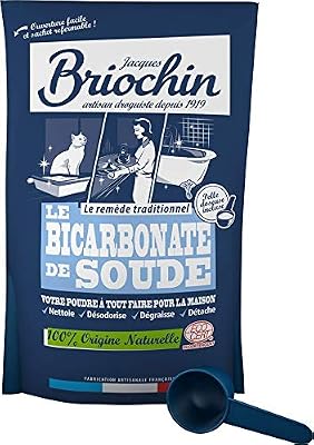 Jacques Briochin Bicarbonate de Soude Sachet Doypack 500 g - Lot de 3