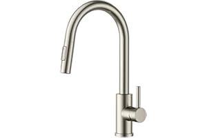 FORIOUS Grifo Cocina Extraible, Grifo Cocina Fregadero con 2 Modos Giratorio a 360° Torneira Cozinha Monomando Flexible, Agua Frío y Calor Disponibles, Acero Inoxidable