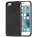 Produktbild Mthinkor iPhone 8 Hülle iPhone 7 Hülle Luxus Schlanken Gehäuse aus Alcantara Material für iPhone 8 Phone 7 (Schwarz)