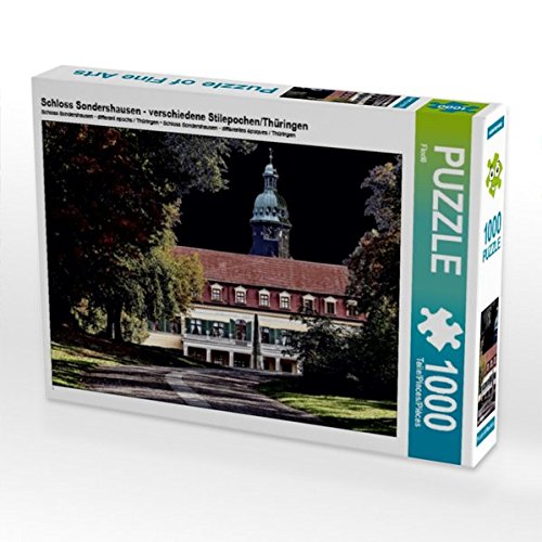 Preisvergleich Produktbild Schloss Sondershausen - verschiedene Stilepochen / Thüringen 1000 Teile Puzzle quer