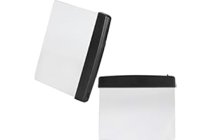 BEUFEE 2Pcs Luce di Lettura a Led, Pannello Portatile Piatto Luce del Libro di Protezione degli Occhi Luce del Segnalibro del Libro di Studio della Famiglia Pannello Luminoso della Pagina per i Libri che Leg