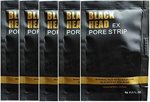 GutarGoo (5 Pack 30g) Genuine Doberyl Activated Charcoal Carbon Peel Off Diy Purifying Black Mask for Blackhead Whitehead Pores Deep Cleaner Dust Pimple Acne Remover from Face Nose for Men and Women
