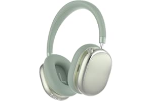 FOFUN NC95 Auriculares Inalámbricos de Diadema con Cancelación Activa de Ruido,Control con Perilla,Bluetooth 6.0,Modo de Transparencia,Control Mediante Aplicación,65 Horas de Batería (Verde Pera)