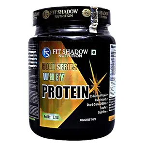 Fit Shadow Whey Protein Powder, Sugar Free,Low Carb,Low Fat Best Whey Protein For Men,Women,Boys,Beginners. 1kg (Cream & cookies)