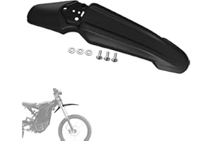 WRUIOY Electric Motorcycle Front Fenders for Sur Ron Sur-Ron Surron Light Bee S/X Electric Dirt Bike Mudguard (Matte Black)