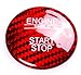 Produktbild Emblem Trading Start Stop Abdeckung in Rot KEYLESS-GO Für A Klasse W176 C Klasse W205 E Klasse W213 GLC X253 GLE W166 GL X166 GLS C292