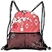 Produktbild RAINNY Drawstring Backpacks Bags,Various Lanterns Hanging from Blossoming Sakura Branches,5 Liter Capacity,Adjustable
