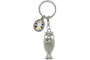 UEFA Euro 2024 - Llavero Trofeo 3D - 45 mm - Metal, Multicolor