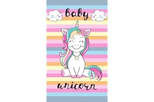 Carbotex Mini Asciugamano Per Mani Ideale Scuola Asilo Bambini Unicorno 30 x 50 Centimetri