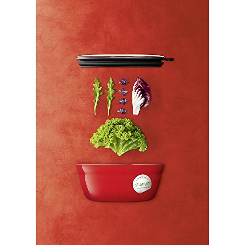 Silit 1299174811 Fresh Bowls Set 3 Piece Energy Red