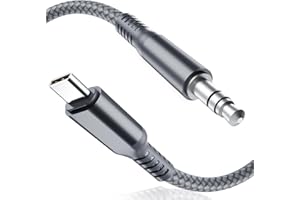 Basesailor iPhone 16 Pro Max kabel Aux, USB C Aux kabel 1,2 m, typ C do 3,5 mm, wtyczka jack adapter audio do iPhone 15, Samsung Galaxy S22 S23 S24 Plus Ultra A55 A54 5G, Tab S9 S10, iPad 10 Pro Air 4