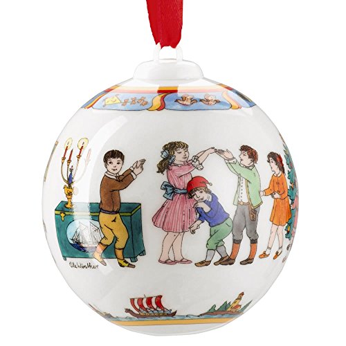 Hutschenreuther 02252-722978-27940 limitierte Weihnachtsdekoration Porzellan, 8 x 15 x 12 cm, weiß