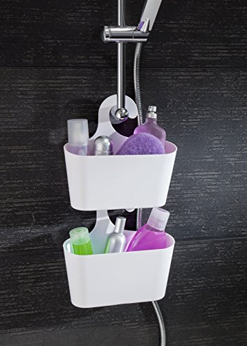 Wohnideenshop Duschkorb mit Haken zum Einhängen hellgrün und 15 anderen Farben zum auswählen - 4