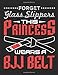 Produktbild Forget Glass Slippers This Princess Wears A BJJ Belt: Jiu Jitsu Notebook, Blank Paperback Composition Book for BJJ Practitioner, 150 pages, college ruled