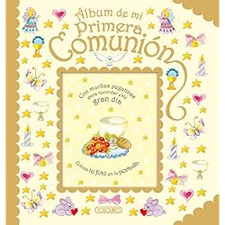 Álbum de Mi Primera Comunión - oro (Fotos y recuerdos)