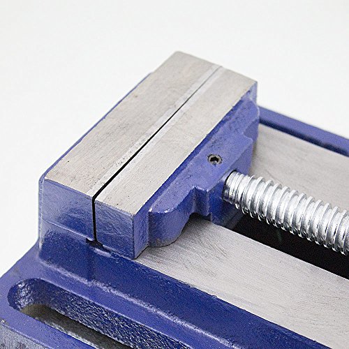 BITUXX® Universal Maschinenschraubstock 80mm Schraubstock Säulen Tisch Stand Bohrmaschine - 3