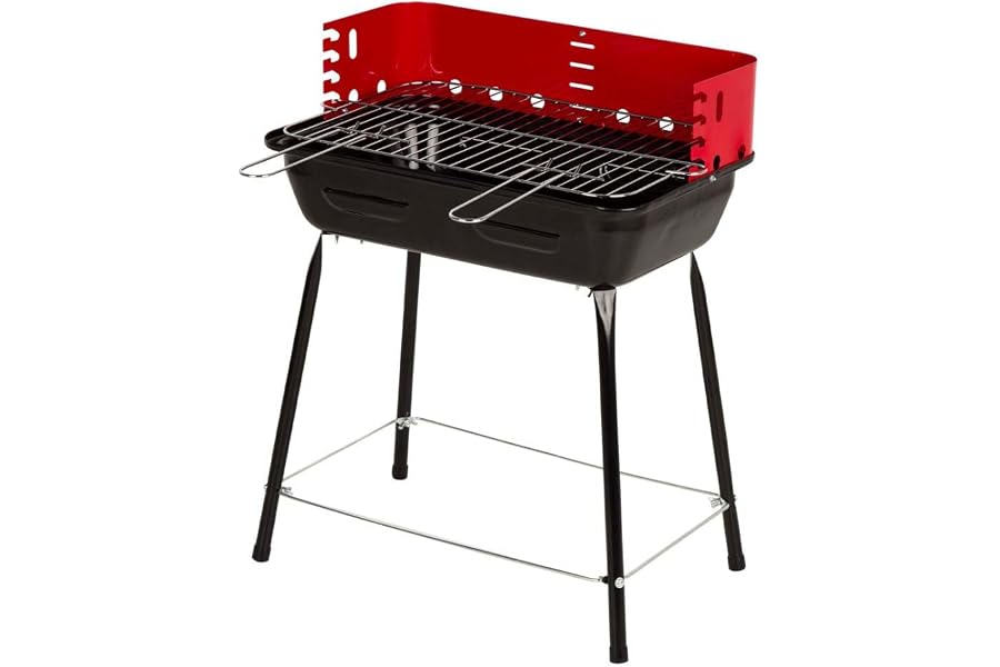 AKTIVE Barbacoa carbón portátil, Con