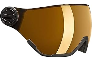‎BLACK CREVICE BLACK CREVICE Ersatzvisier mit Vollschutz I Skihelm-Ersatzvisier für Skihelm Arlberg & Gstaad & Saalbach & Silvretta I 5 Farben I Skihelm-Visier mit Anti-Fog-Beschichtung & UV 400 Schutz