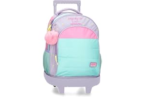 Movom New Adventures Mochila infantil, mochila escolar, fabricada en Poliéster, bolsillos laterales, tirantes anchos ajustables, Asa superior para colgarla, sistema magic Fix.