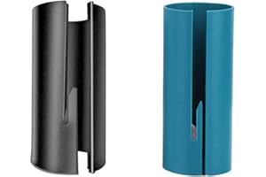 Integrity.1 Mini Coupe-Papier d'emballage,2 Pièces D'outils de Coupe de Papier d'emballage Portable, Coupe-Rouleau pour Papier d'emballage, Coupe-Papier d'emballage (Noir + Bleu)