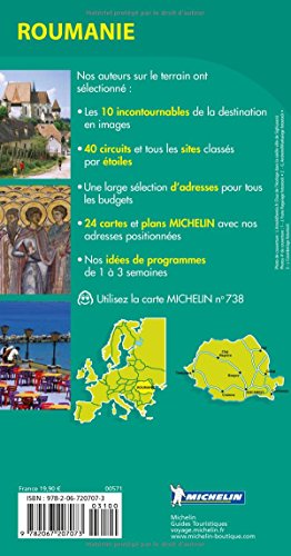 Book's Cover of Guide Vert Roumanie Michelin