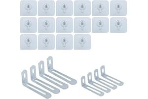 UMCHU 8 Ensembles Autocollant Ancrage de Sécurité de Meuble,Sangles Anti Bascule Pour Meubles Ajustable,Résistant aux Tremblements de Terre,pour Cabinet, Dresser, Bookshelf