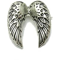 Sterling Silber Brosche Engelsflügel massiv 925 Empress