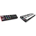 AKAI Professional LPD8 - USB MIDI Controller with 8 Responsive MPC Drum Pads for Mac and PC & M-Audio Keystation Mini 32 MK3 - USB MIDI Keyboard Controller