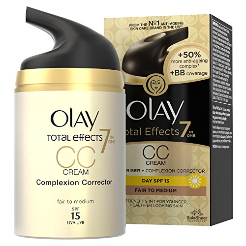 Olay Total Effects 7-in-1 CC Cream Moisturiser Fair To Medium, 50ml