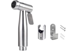 XOCOME Bidet Handbrause，Sprühgerät Toilettensprühgerät/handgehaltenes Edelstahlsprühgerät mit Haken, für persönliche Hygiene und Bettpfannen-WC-Sprühgerät