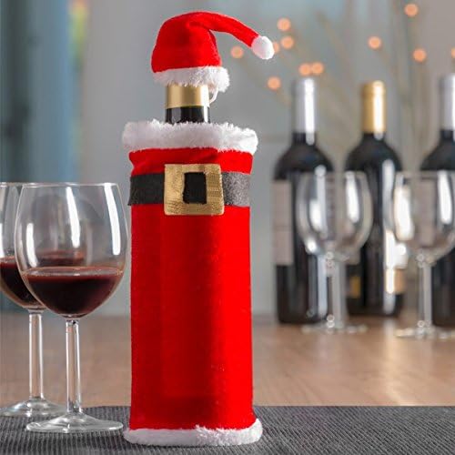 Gorro y Abrigo de Papá Noel para Botellas Christmas Planet