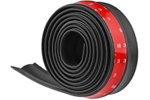 Youngine Universal Car Front Rear Bumper Protector Adhesive Rubber Bumper Lip Splitter Body Trim Spoiler 2.5M/8.2ft