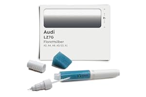 ‎GENUINE COLORS Genuine Colors Lackstift FLORETTSILBER LZ7G Kompatibel/Ersatz für Audi Silber