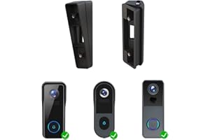 Support d'angle réglable de 25 à 50 degrés Compatible avec XTU Sonnette sans Fil AVCE Camera J7/J9, Adaptateur de réglage d'angle Kit de support de Plaque de Montage