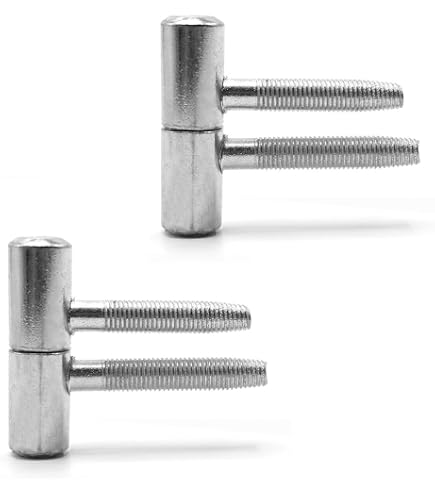 SECOTEC Türband Unterteil Für Holz-Türstöcke; 16 Mm; Verzinkt; Tür-Scharnier; Aufschraubband; 2 Stück