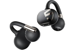 SoundPEATS Clip1 Bezprzewodowe Słuchawki z Klipsem Otwartym, Dźwięk Dolby Audio Hi-Res LDAC, Bluetooth 5.4, AI ENC Redukcja Szumów, IPX5, Szybkie Ładowanie i Aplikacja