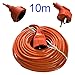 Produktbild Dobo® – Stromverlängerungskabel für den Außenbetrieb, inklusive Schutzkontakt-Stecker, Farbe: orange, Transporttasche mit Tragegriff enthalten, verfügbare Längen: 5 – 10 – 15 – 20 – 25 – 30 m, orange